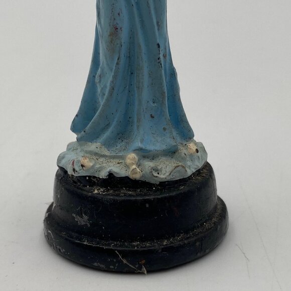 Stella Maris Our Lady St Mary Star of The Sea Stature Figure 3.5" Well Loved - Picture 6 of 8